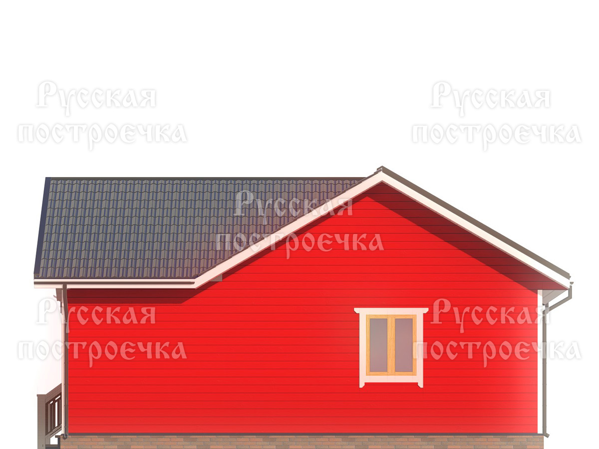 Одноэтажный каркасный дом 9х9, проект КД-118, комплектации, планировка, стоимость строительства - вид 5