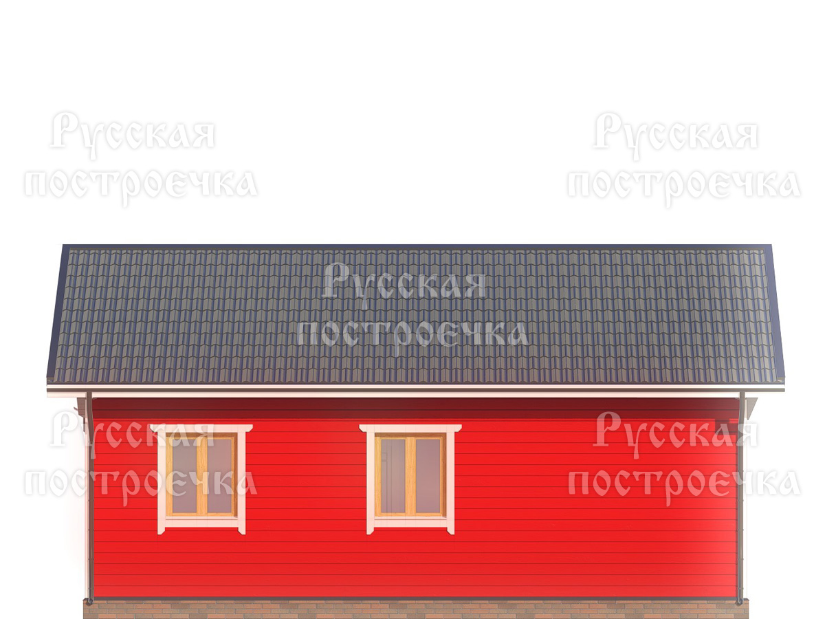 Одноэтажный каркасный дом 9х9, проект КД-118, комплектации, планировка, стоимость строительства - вид 7