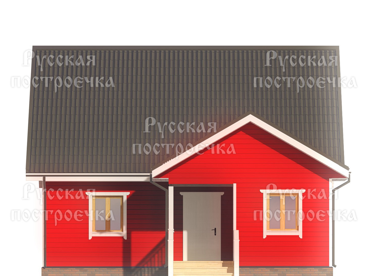 Каркасный дом 9х8,5 с мансардой, Проект КД-121 - цены, строительство в Москве и Санкт-Петербурге - вид 6