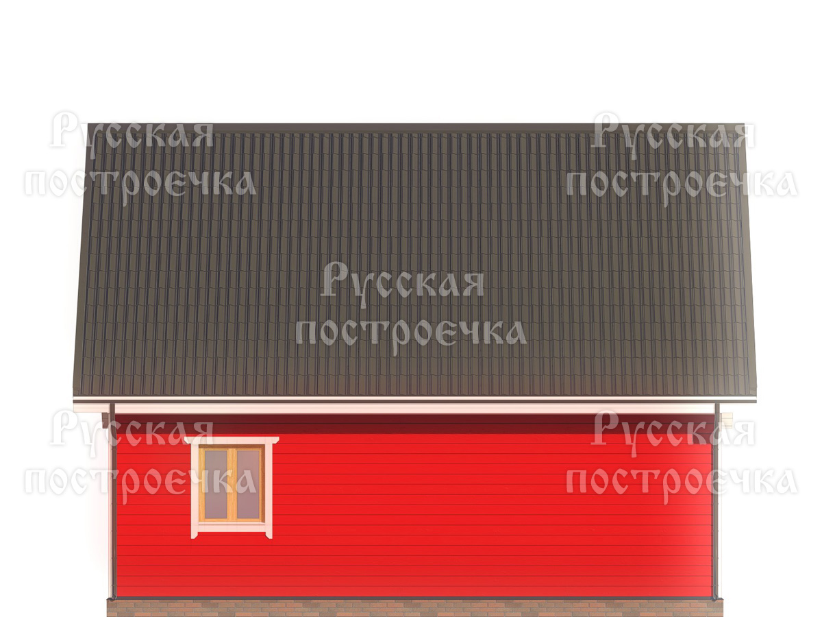 Каркасный дом 9х9 с мансардой и террасой, Проект КД-105 - цены, строительство в Москве и Санкт-Петербурге - вид 7