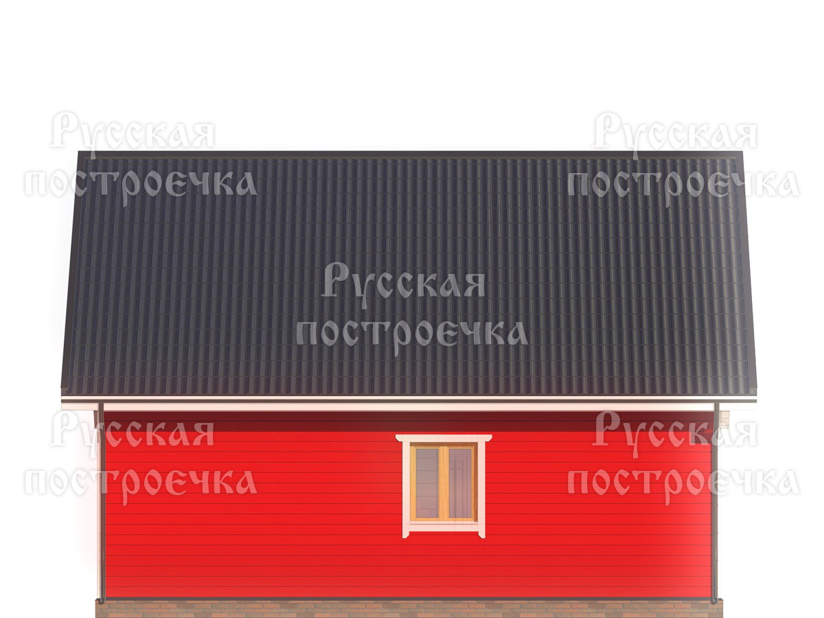 Каркасный дом 9х7 с мансардой и кукушкой, Проект КД-97 - цены, фото, комплектации - вид 7